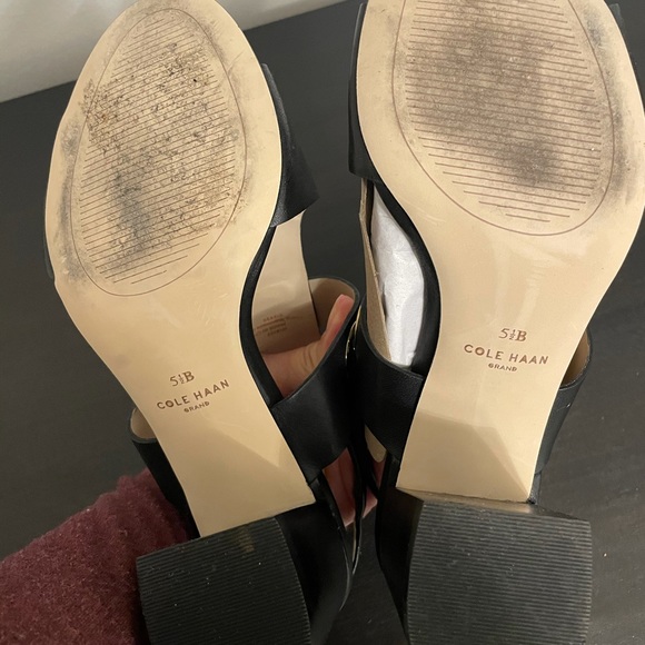 Cole haan Adele sling back leather sandal size 5.5 - Picture 6 of 13